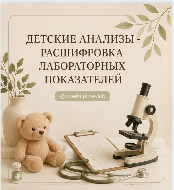 Детские анализы — расшифровка лабораторных показателей
